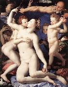 Angelo Bronzino Cupid and Time oil on canvas